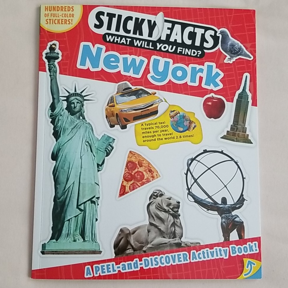 New York A peel and discover activity book